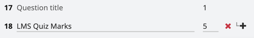 Manually input the total marks for the auto-marked questions in Gradescope There is a new question in the Gradescope outline titled LMS Quiz Marks, worth 5 points.