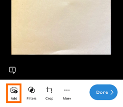 Add button