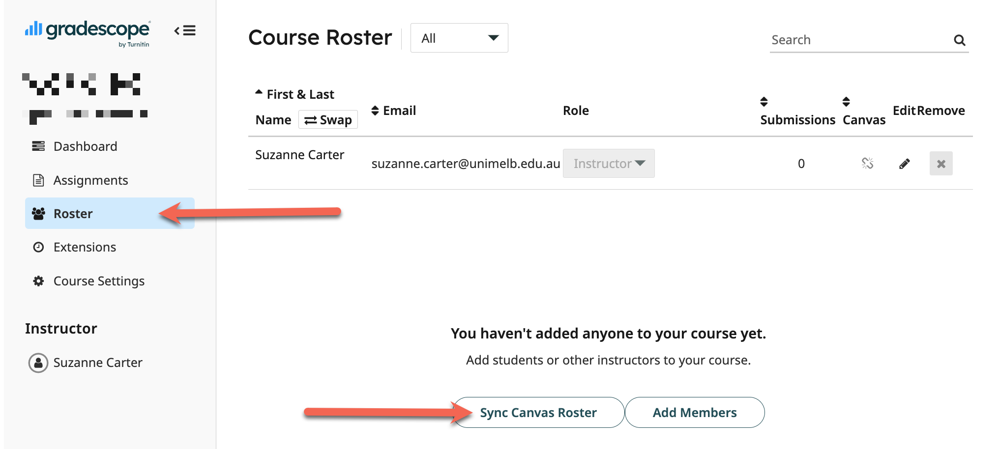 Sync your student list from the LMS