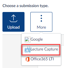 Selecting Lecture Capture