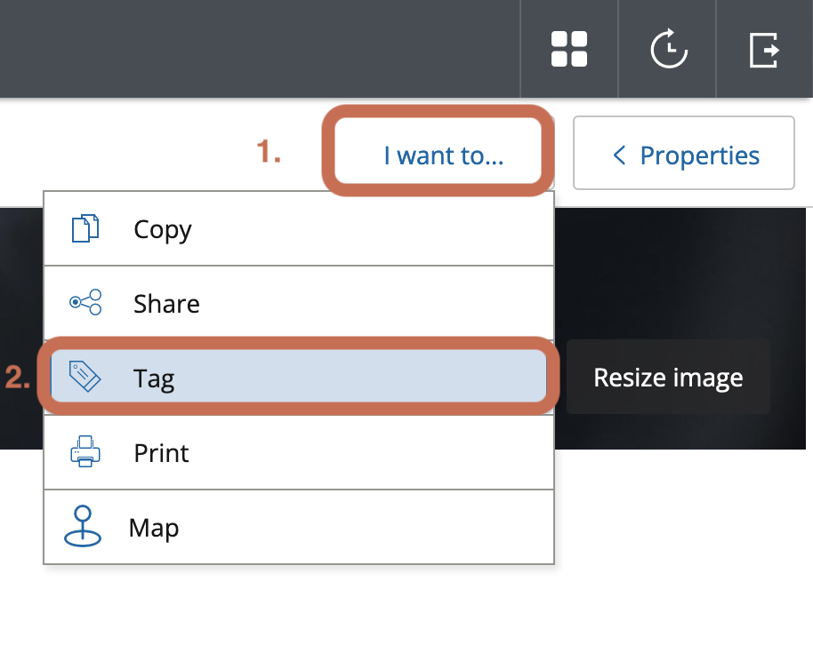 At the beginning of a post is a menu called "I want to". Open the menu and select "Share"