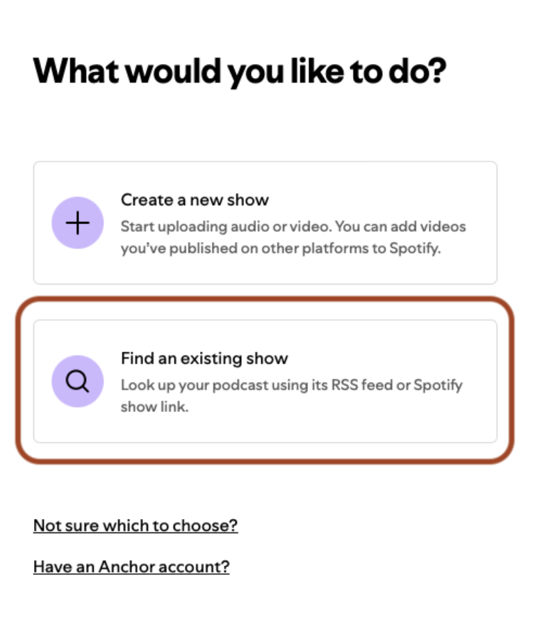 The 'What would you like to do' screen with Rind an expert highlighted