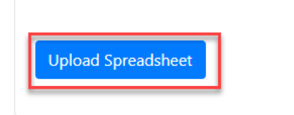 Upload Spreadsheet button