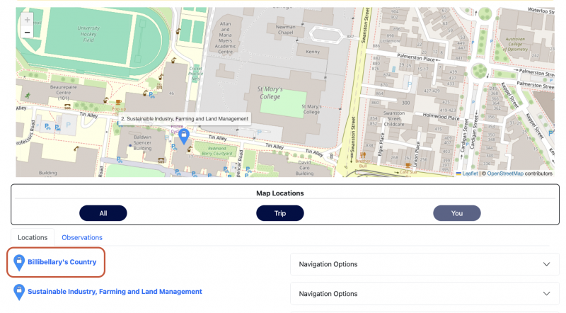 After unlocking all waypoints, click on a specific waypoint to access activities After unlocking all waypoints, click on a specific waypoint to access activities